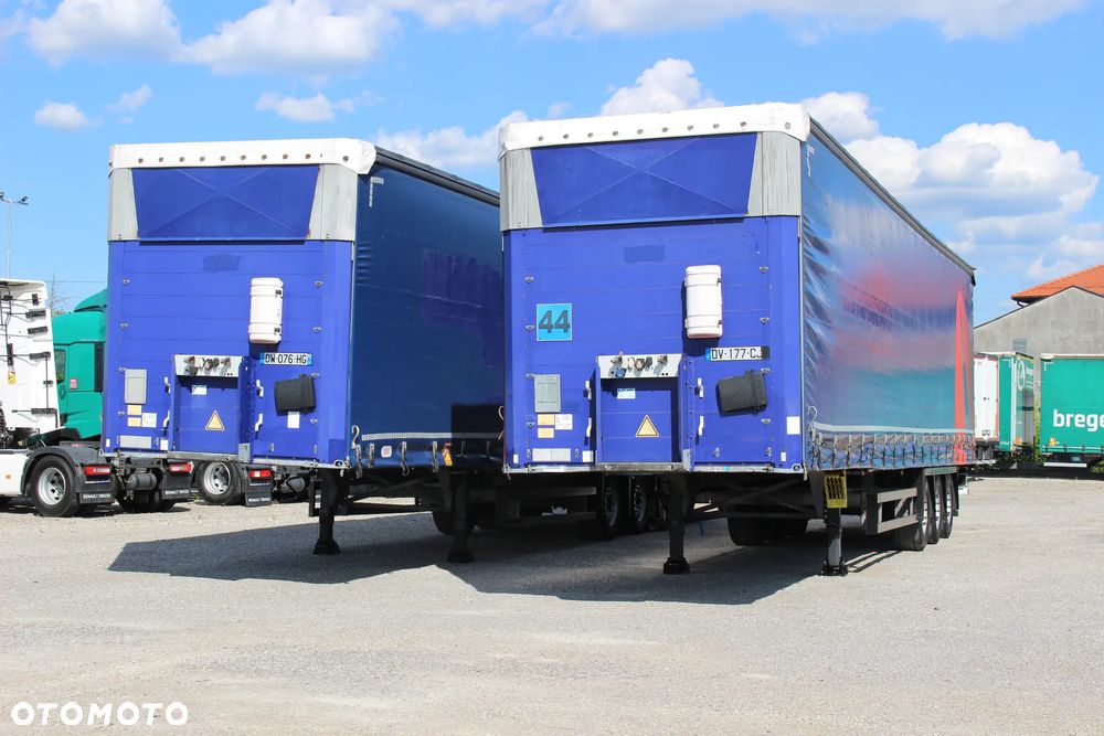 Schmitz Cargobull VARIOS /FIRANKA  /OSIE SCHMITZ / DACH PODNOSZONY/ RAMA OCYNK /SERWIS FR / IDEALNY STAN / - 3