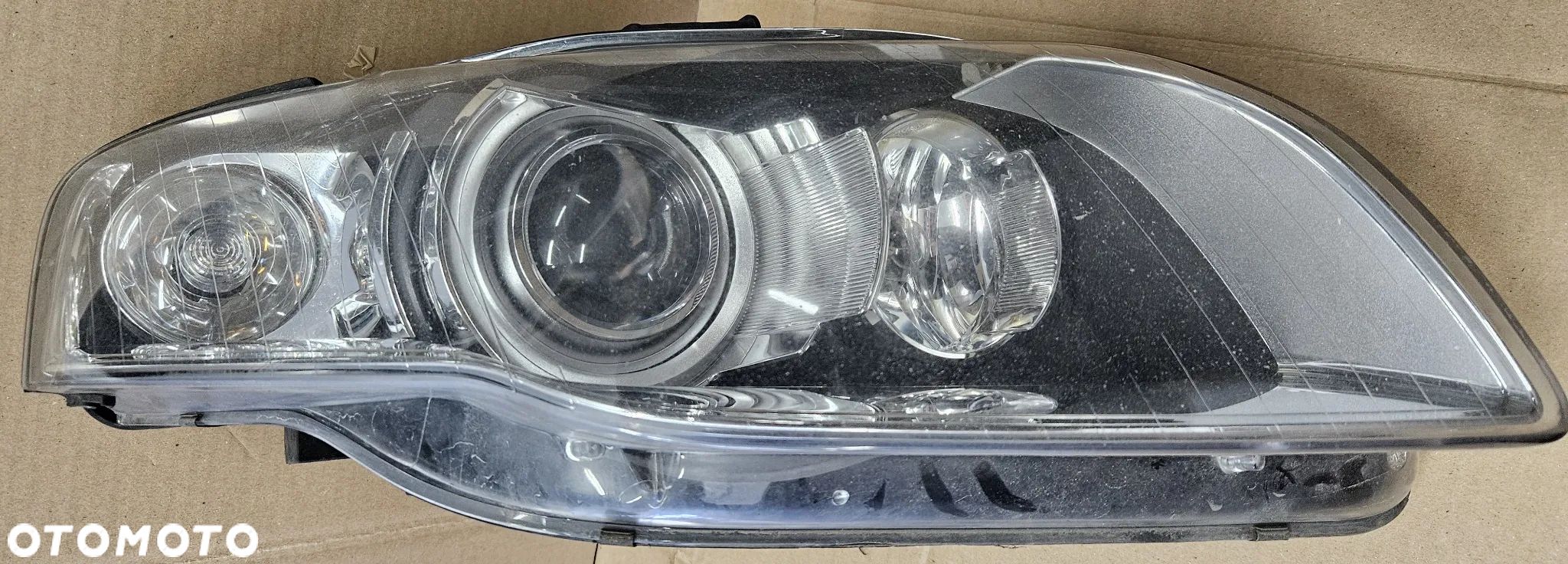 Audi A4 B7 lampa przód przednia prawa lewa xenon 8E0941004BM 8E0941003BM - 1