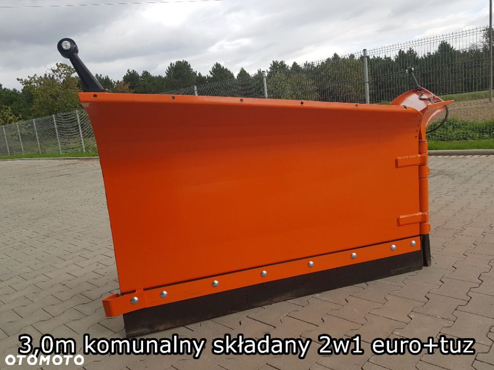 Pług SKŁADANY do śniegu komunalny śnieżny STRZAŁKA METAL TECHNIK 1,52m 1,82m 2,02m  2,1m 2,22m 2,6 3 - 20