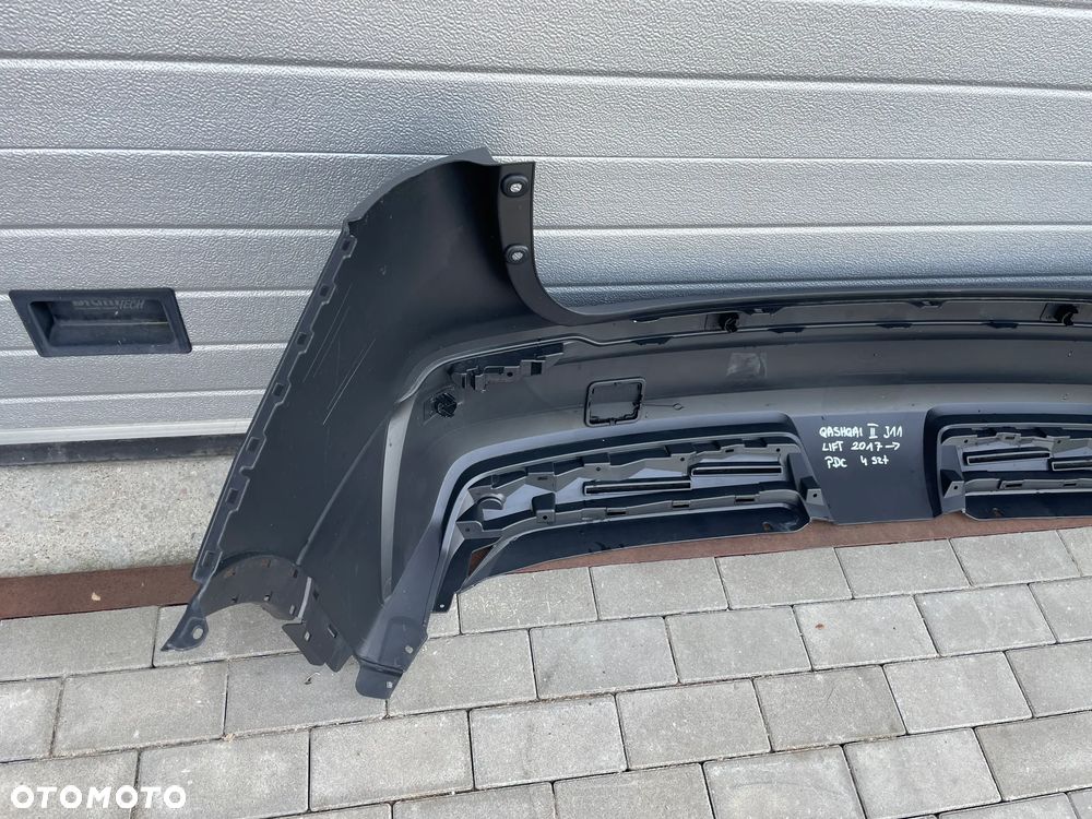ZDERZAK TYLNY NISSAN QASHQAI II J11 LIFT  2017-- NOWY PDC 4szt - 6