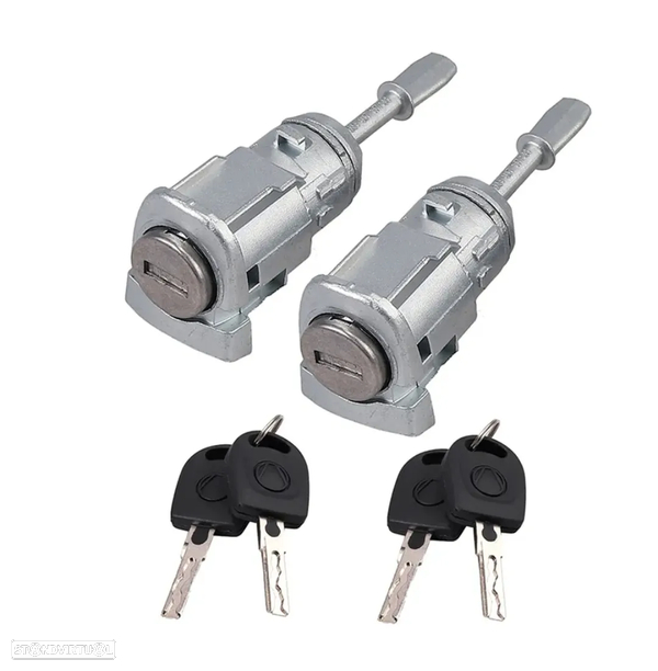 Conjunto Canhões Fechadura Volkswagen Golf 4 Audi Skoda