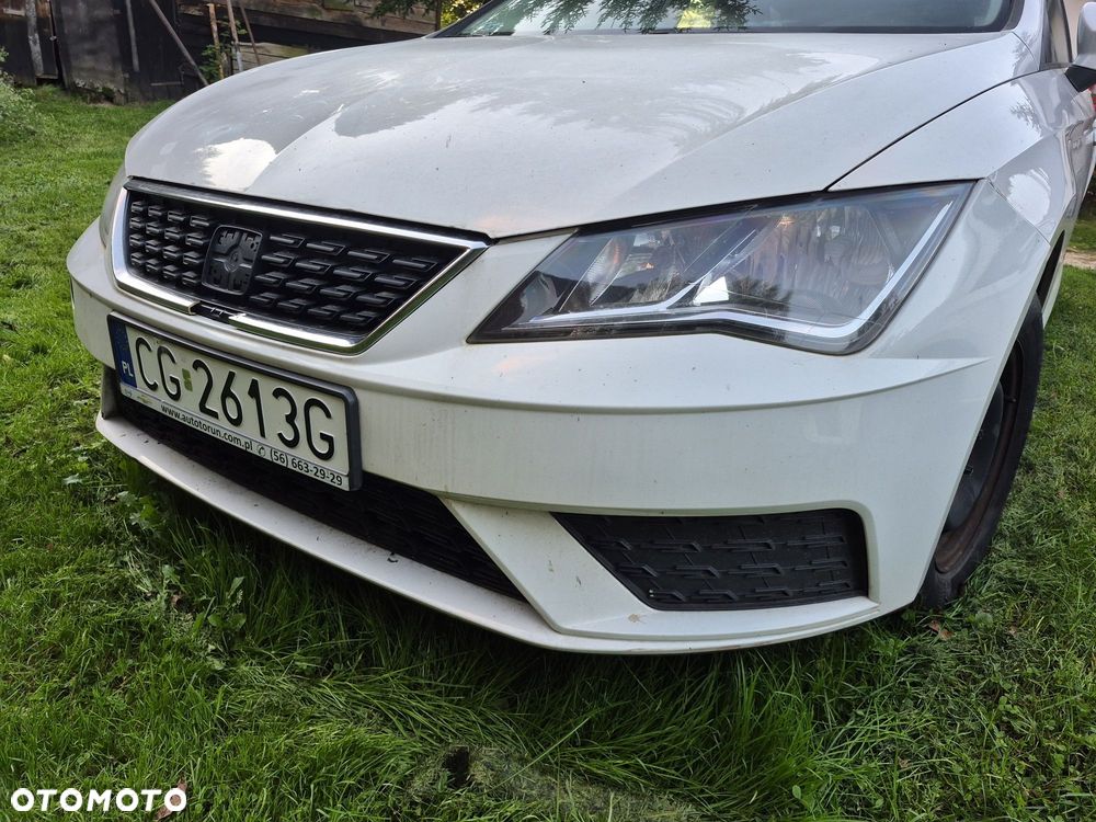 Zderzak przód przedni seat leon III lb9a biały grill - 3
