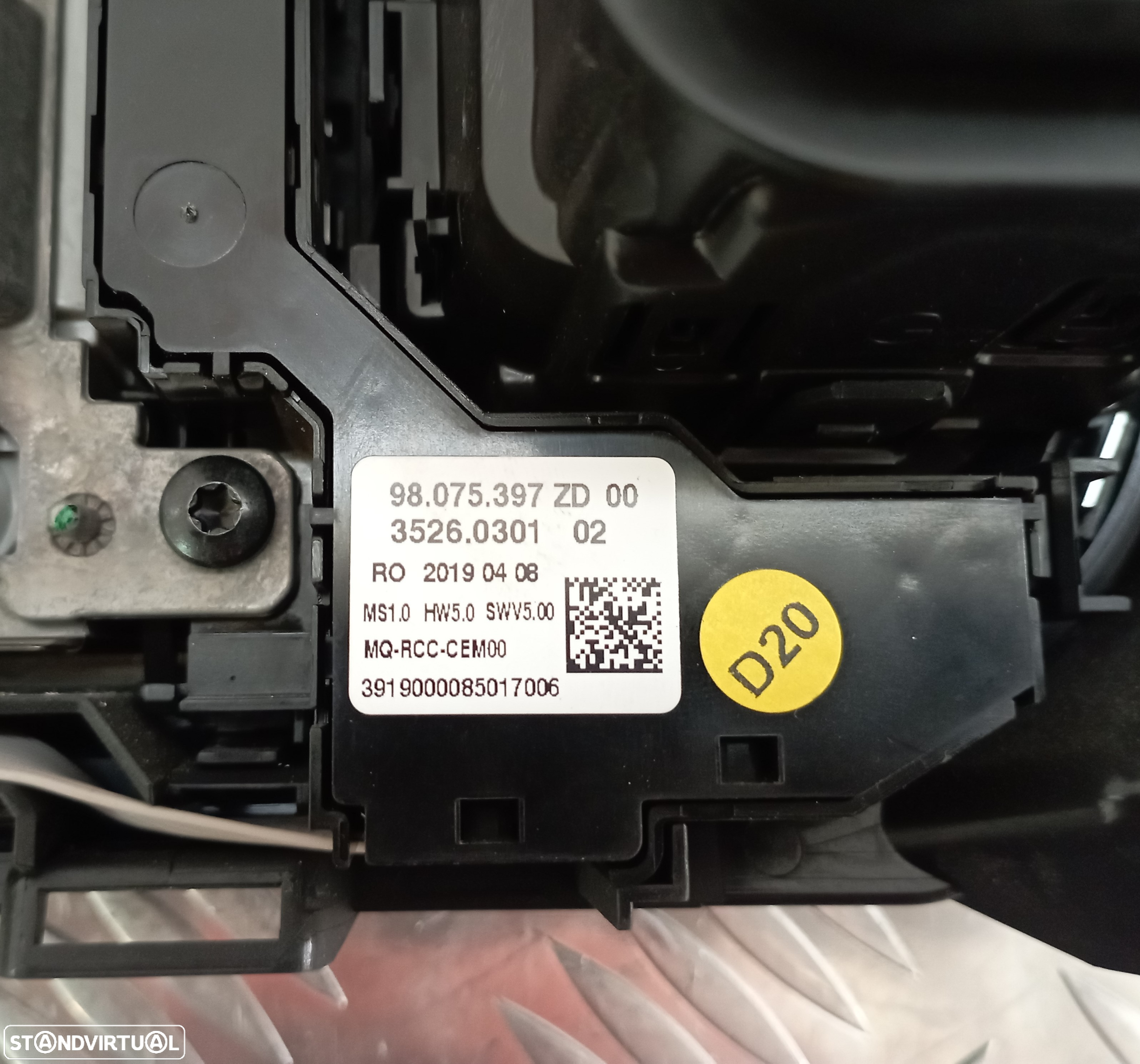 Display Navegação GPS Citroen Jumpy / Peugeot Expert 2020 Ref. 9831665880 - 4