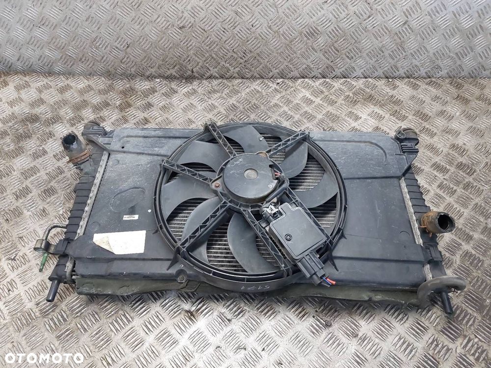 CHŁODNICE KOMPLET + WENTYLATOR FORD FOCUS MK2 1.6 16V 3M5H-8005-RK - 3
