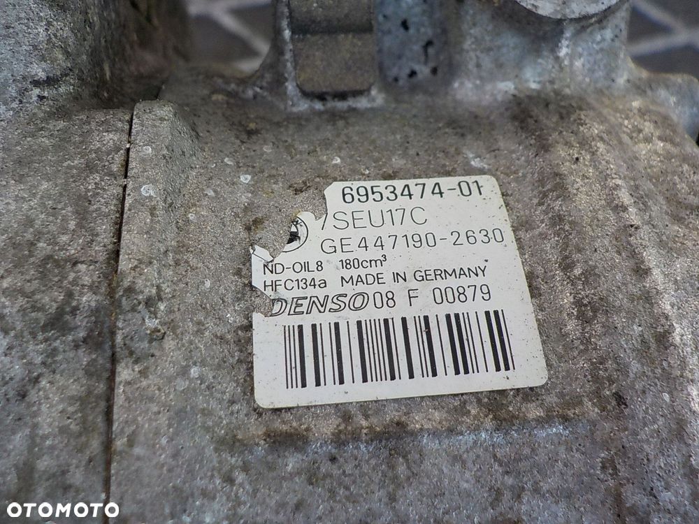 BMW 5 (E60) E63 4.4 B SPRĘŻARKA POMPA KLIMATYZACJI 6452 6953474-01 - 5