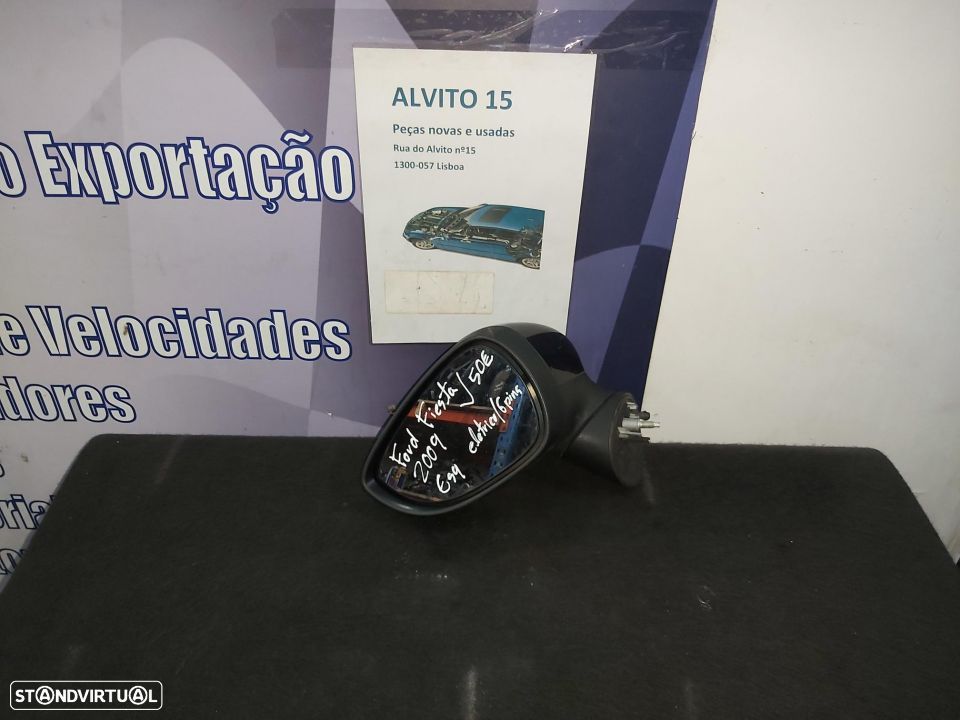 Retrovisor Esquerdo eletrico Ford Fiesta 2009  6pinos - 1