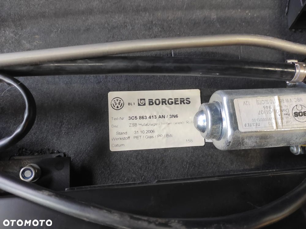 VW PASSAT B6 SEDAN ŻALUZJA SIATKA TYLNEJ SZYBY CAŁA SPRAWNA 3C5863413AN 3C5861325D WYSYŁKA !!!!!! - 6