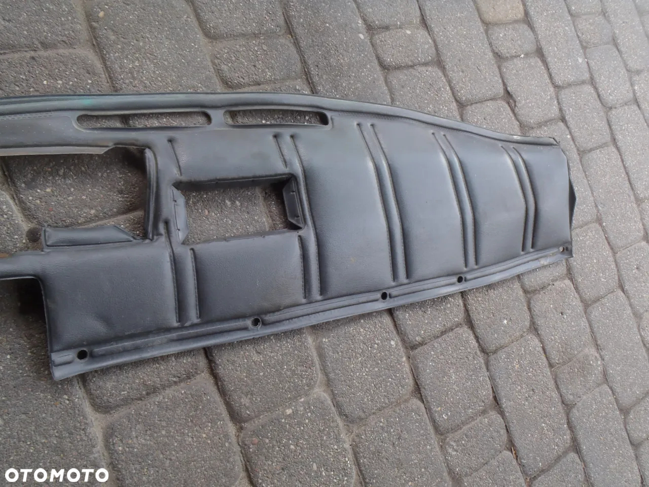 schowek półka nawiew cerata obicie  tunel środkowy fiat 126p maluch jak nowa - 9