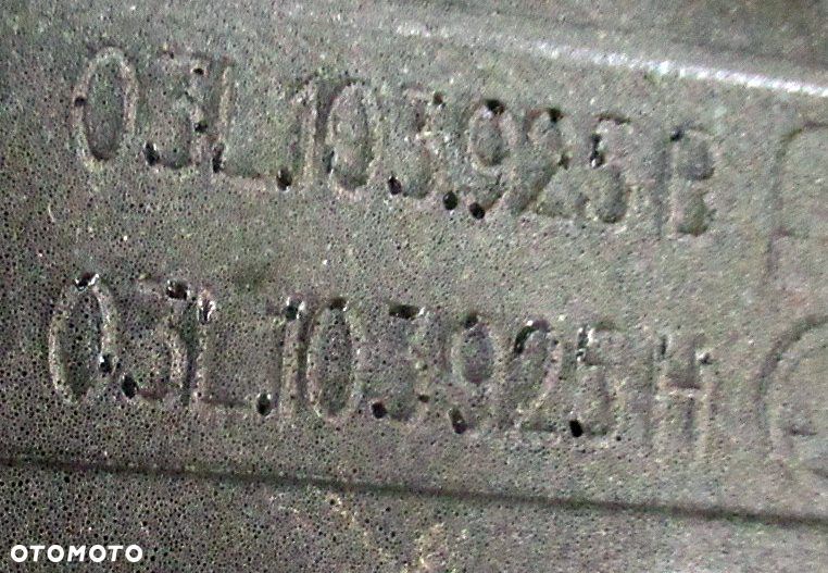 vw golf vi 6 kombi 1.6 tdi osłona górna silnika 03l103925b - 3