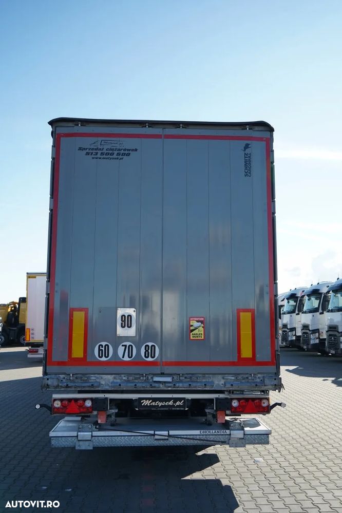 Schmitz Cargobull CORTINĂ / ELEVATOR DE SARCINĂ / 2x AXE DE RIDICARE / COȘ PENTRU PALEȚI - 12