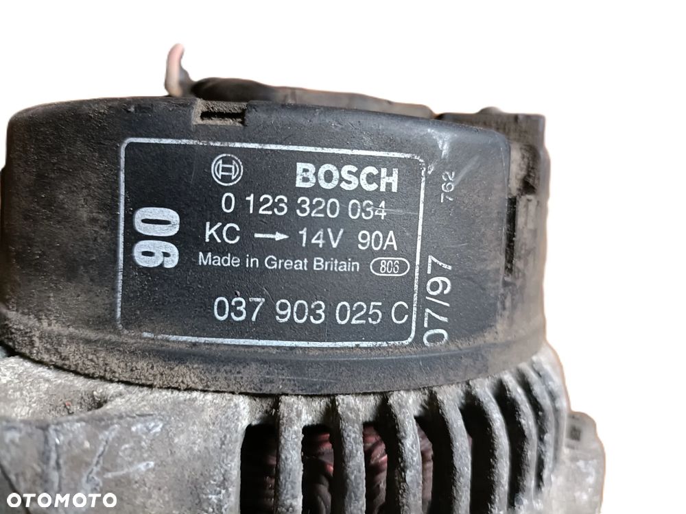 AUDI A3 8L 96-03 r. 1,8 TB ALTERNATOR BOSCH 0123320034 + - 4