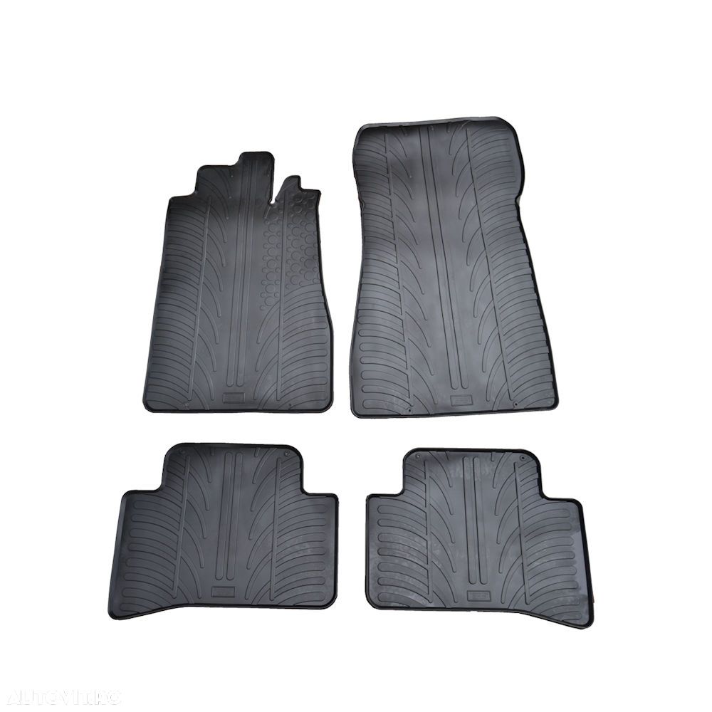 Set covorase auto din cauciuc Mercedes Clasa C W202 1993-2000 (Limousine Tourer, Cutie Manuala), Gledring, 4 buc. - 1