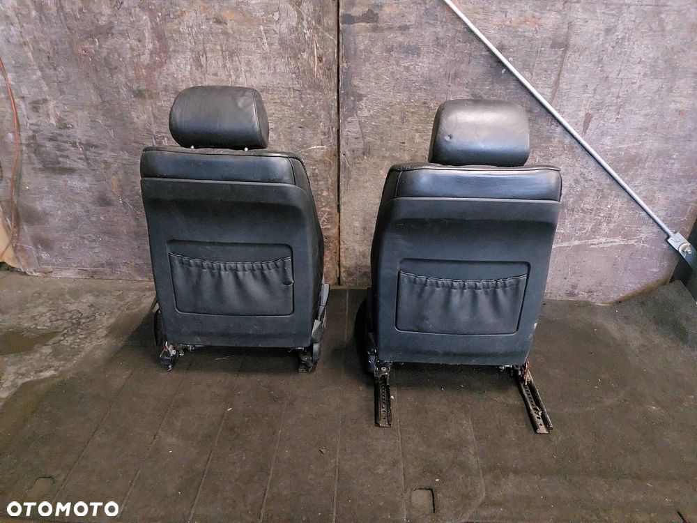 FOTELE LEWY + PRAWY PRZÓD + KANAPA TYŁ + BOCZKI SKÓRA BMW E39 KOMBI - 16