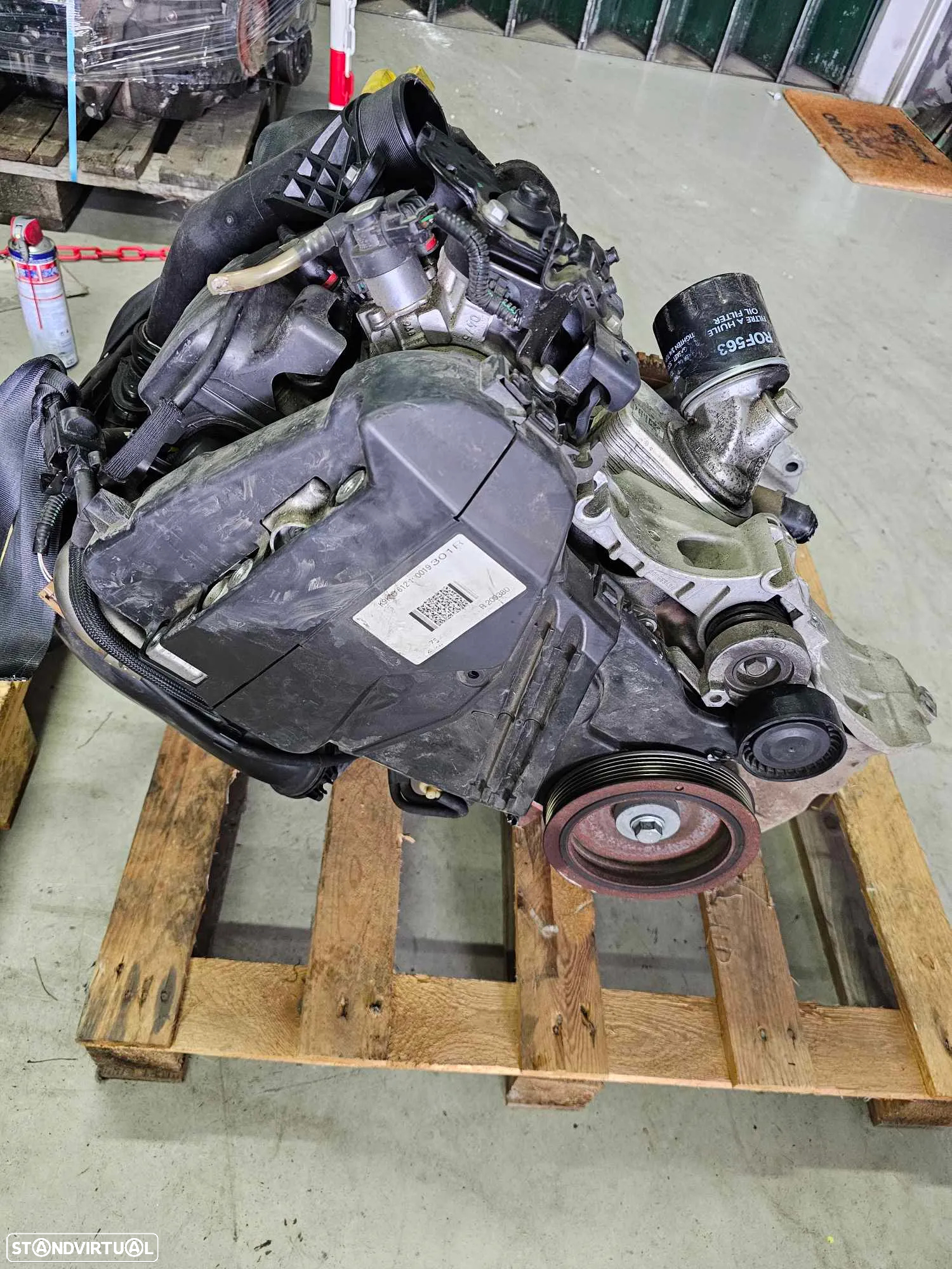 Motor Renault 1.5 DCI 2013 ref K9K 612 - 2
