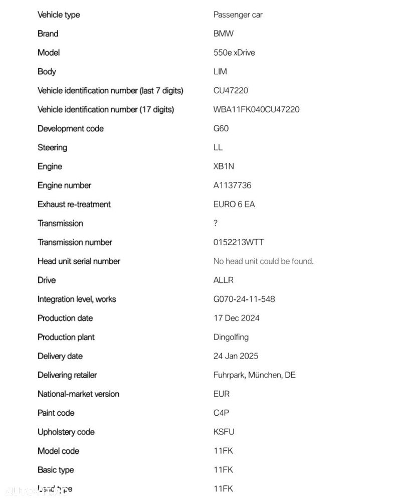 BMW Seria 5 550e xDrive AT PHEV - 39