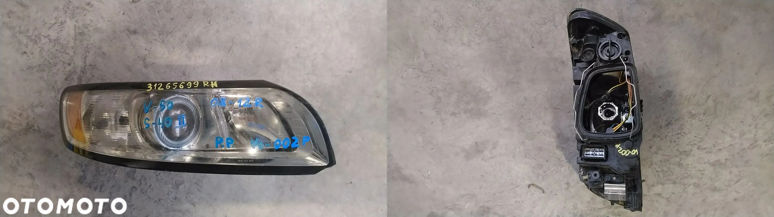 REFLEKTORY LEWE PRAWE VOLVO XENON HALOGENY MIGACZE - 3
