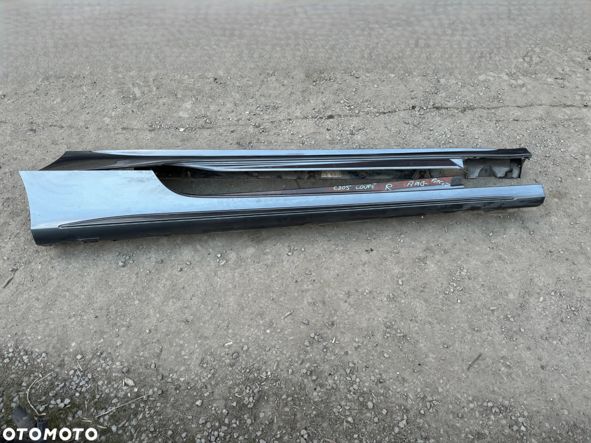 Listwa progowa nakładka prawa lewa Mercedes C205 W205 AMG coupe OE - 8