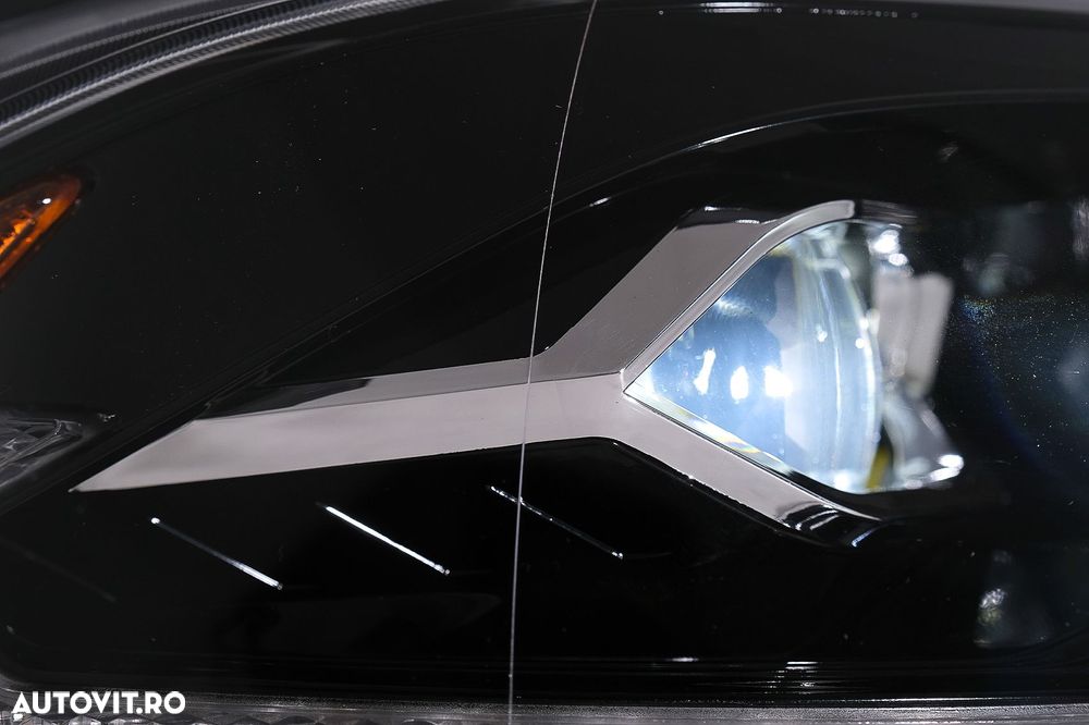 Faruri LED compatibil cu Ford Mustang Facelift (2018-2023) Negru Semna - 4