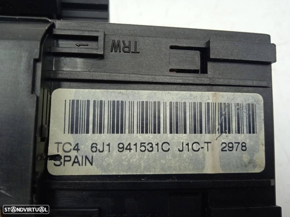 COMANDO LUZES SEAT IBIZA IV 2008 -6J1941531C - 6