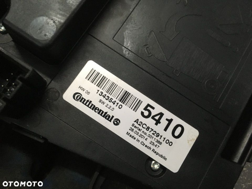PANEL RADIA OPEL ZAFIRA C CD400PLUS - 2