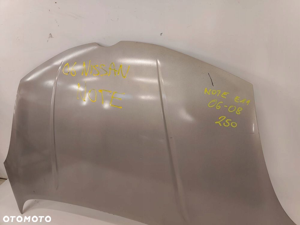 nissan note e11 06-08 maska pokrywa silnika - 5