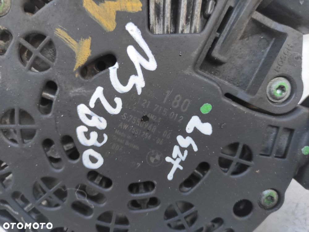 ALTERNATOR BMW E60 E61 N52B30 3.0B 7551256 - 5