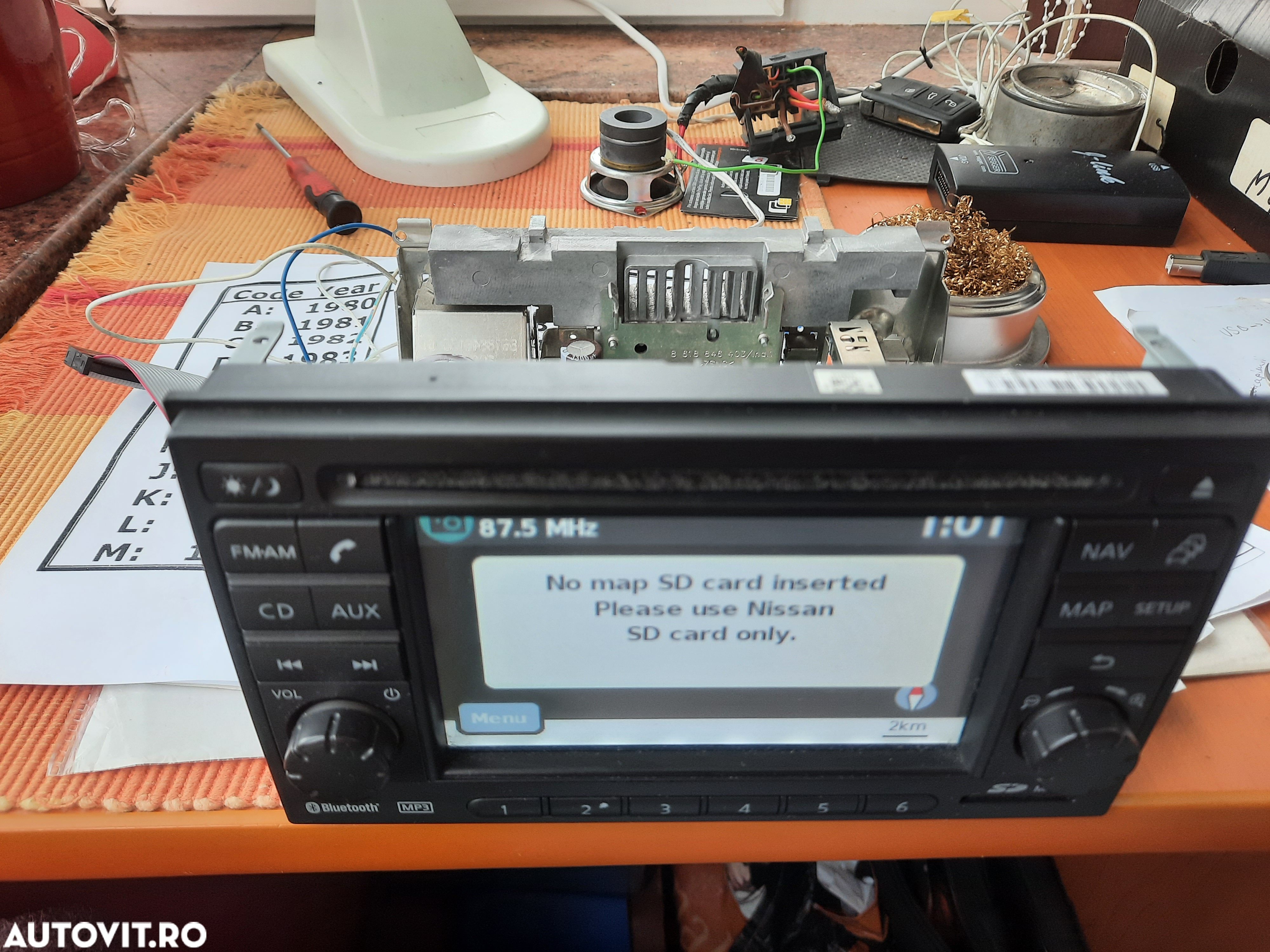 Decodare radio pin safe navigatie auto - 2