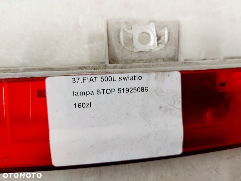 fiat 500l 500 l trzecie 3 światło stopu lampa 51925086 - 5