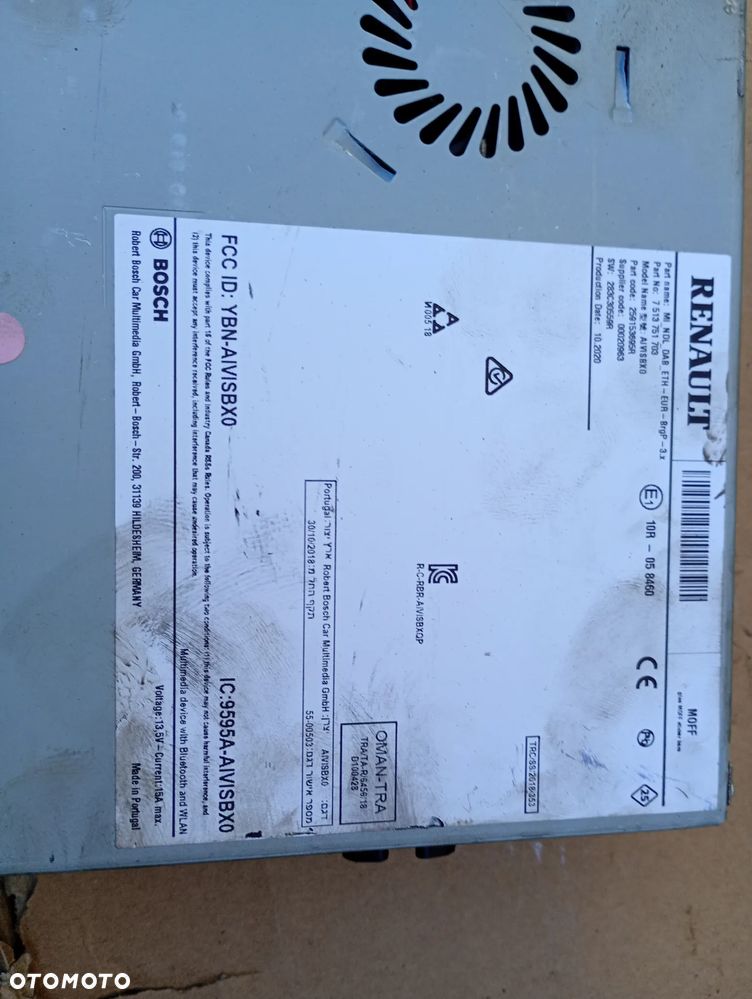 RENAULT ARKANA RADIO NAWIGACJA 283C305589R - 5