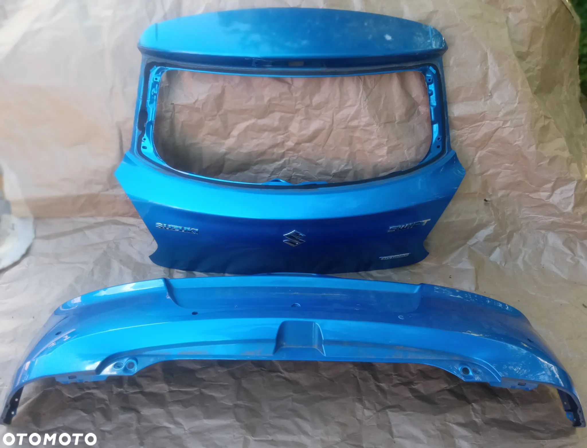 SUZUKI SWIFT MK8 ZDERZAK TYLNY TYŁ 71811-53R NIEBIESKI 2017-2023 CZUJNIKI ŁADNY - 6