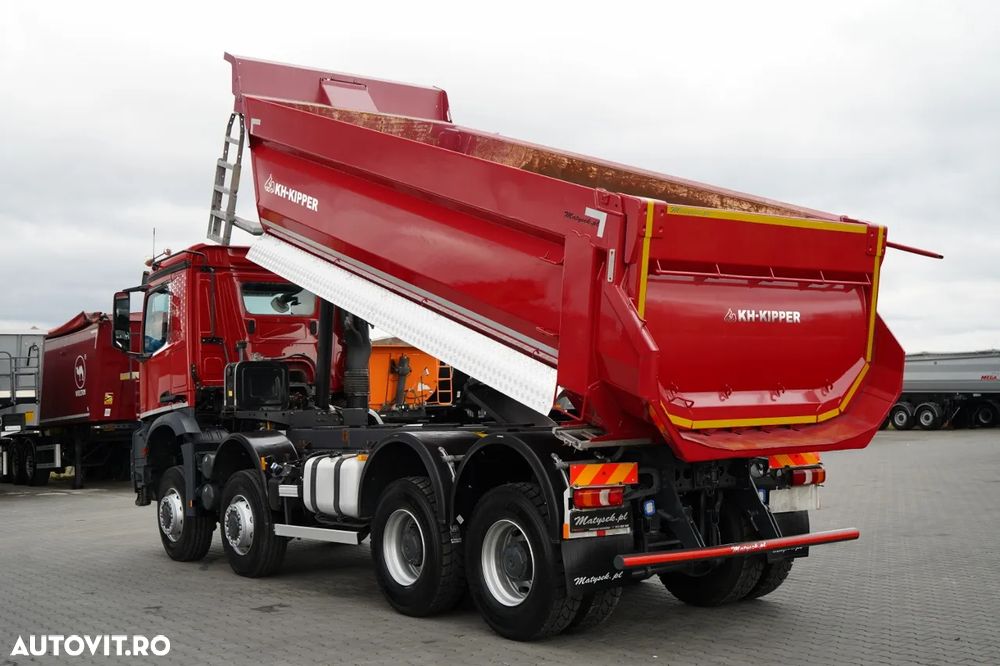 Mercedes-Benz AROCS 4145 / 8x8 / BASCULATOR SPATE / KH KIPPER / MANUAL / ANVELOPE 100% / EURO 6 - 3