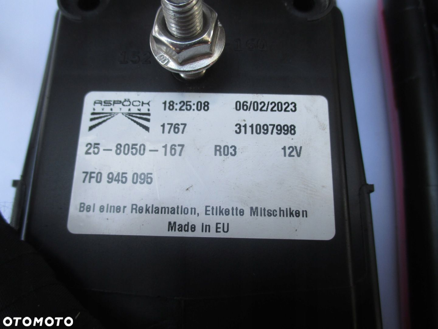 Kpl lampa tylna CRAFTER SPRINTER rama skrzynia - 10