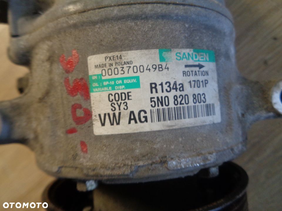 VW AUDI SKODA SEAT SPRĘŻARKA KLIMATYZACJI 5N0820803 5N0820803A 5N0820803C 5N0820803E 5N0820803F 5N0820803G 5N0820803H - 3