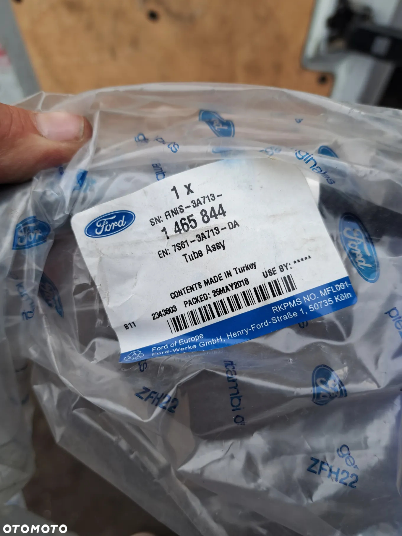 rurka wąż przewód wspomagania Ford Fiesta MK-6 Fusion 7S61-3A713-DA 1465844 - 4