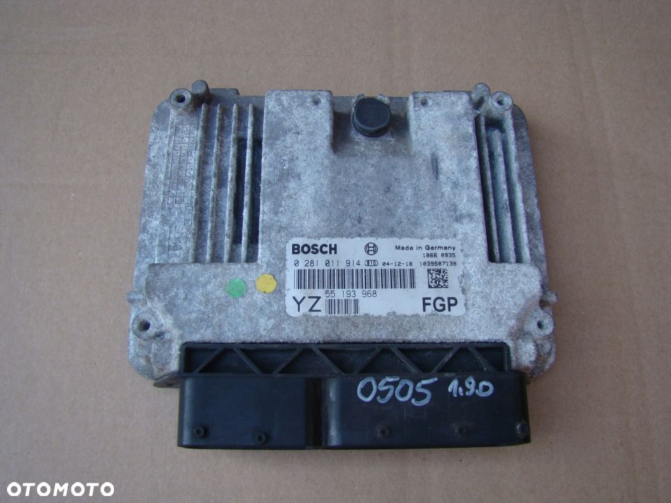 KOMPUTER SILNIKA 1.9 Z19DT OPEL VECTRA SIGNUM + KOD PIN