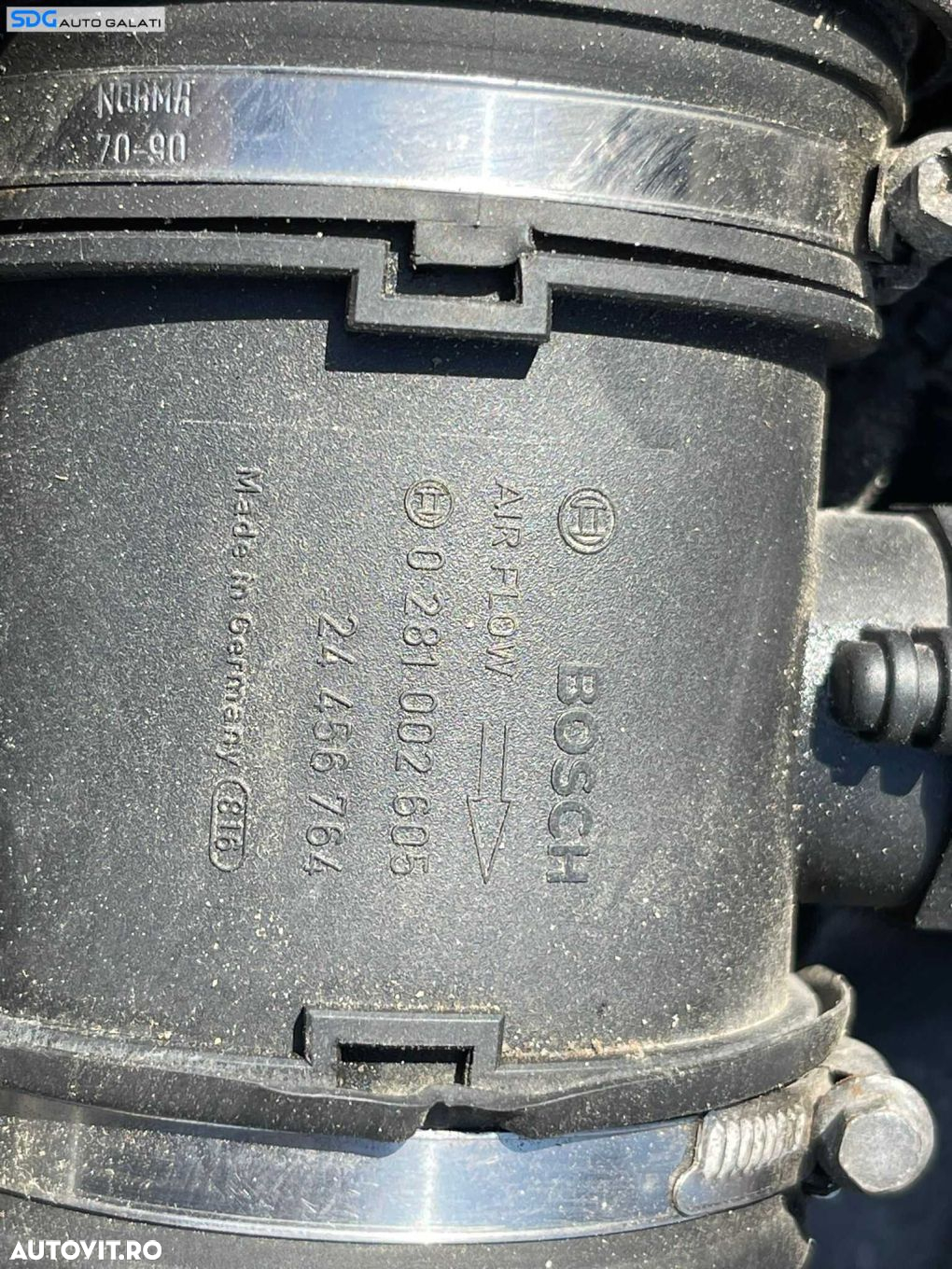 Debitmetru Aer Saab 95 9-5 3.0 TiD 2001 - 2005 Cod 24456764 0281002605 [C6946] - 2