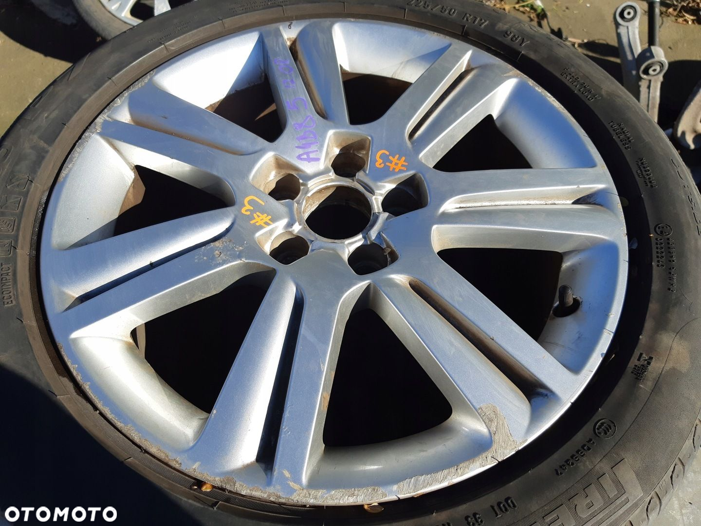 AUDI A4 B8 A5 8T FELGA ALUMINIOWA 7.5J 17 ET45 8K0601025B - 10