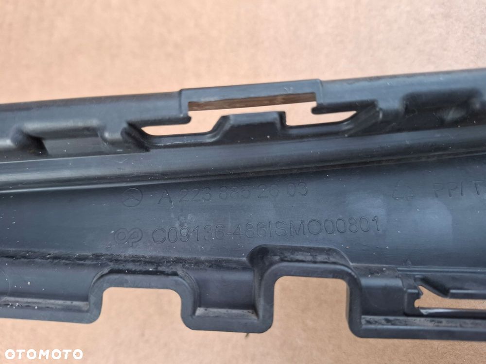 ślizg przedni zderzaka mercedes s klasa w223 223 oryginał - 5