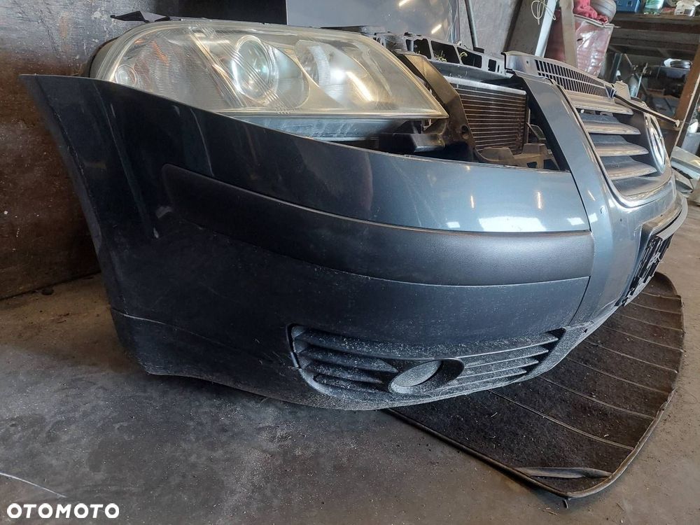 KOMPLETNY PRZÓD MASKA ZDERZAK BŁOTNIKI LAMPY PAS PASSAT B5 FL LIFT LC7V - 12