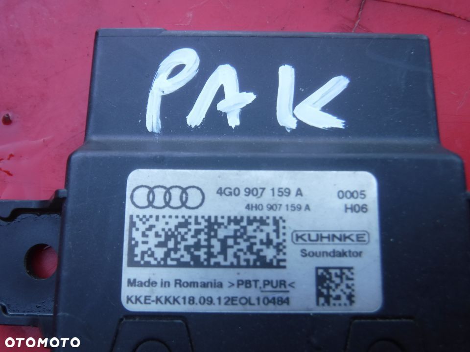 Audi A6 C7 A7  modul sterownik dzwieku 4G0907159A - 1