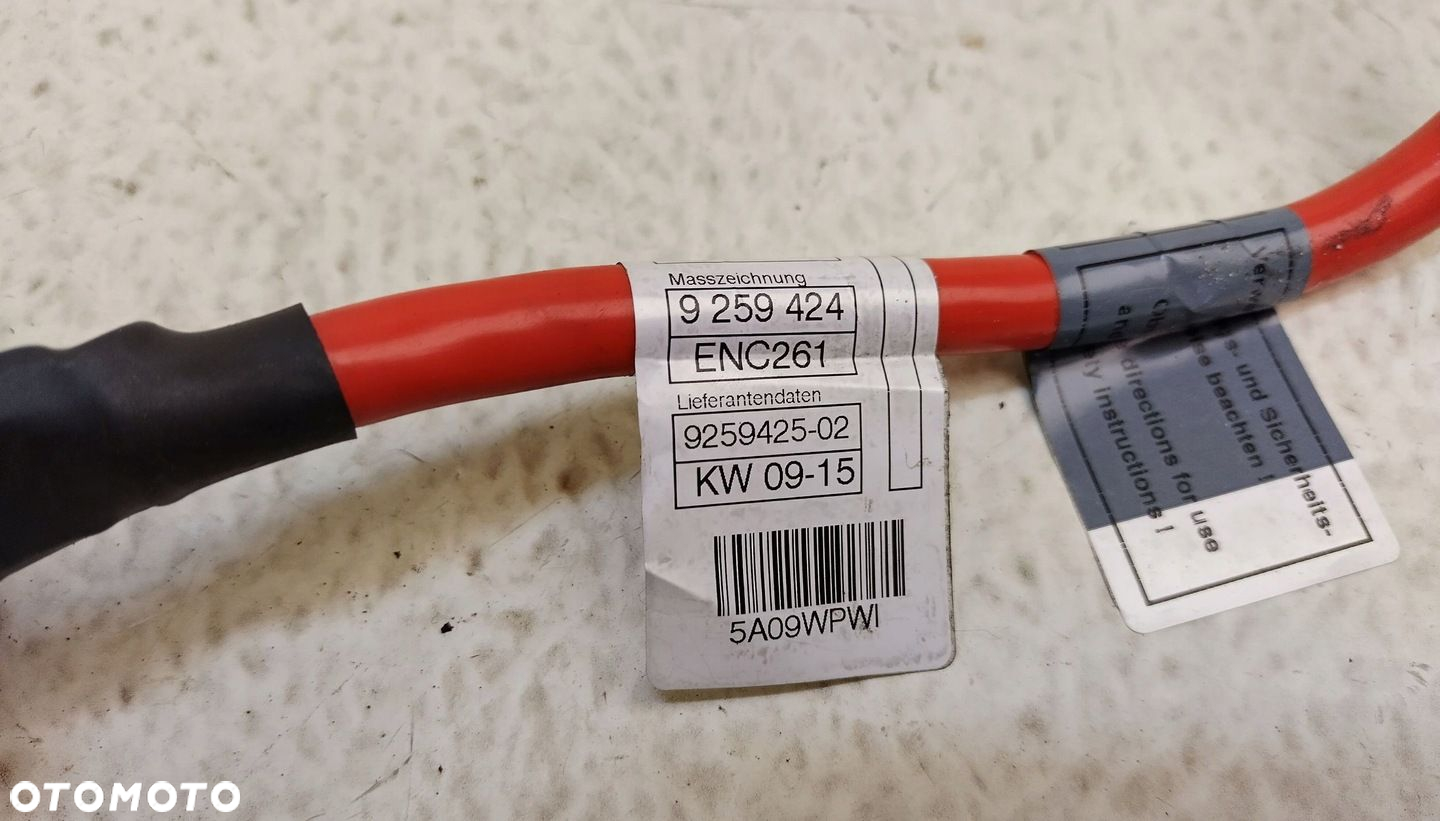 BMW 3 GT F34 2.0 DIESEL N47D20C KLEMA PLUSOWA AKUMULATORA 9259424 - 4