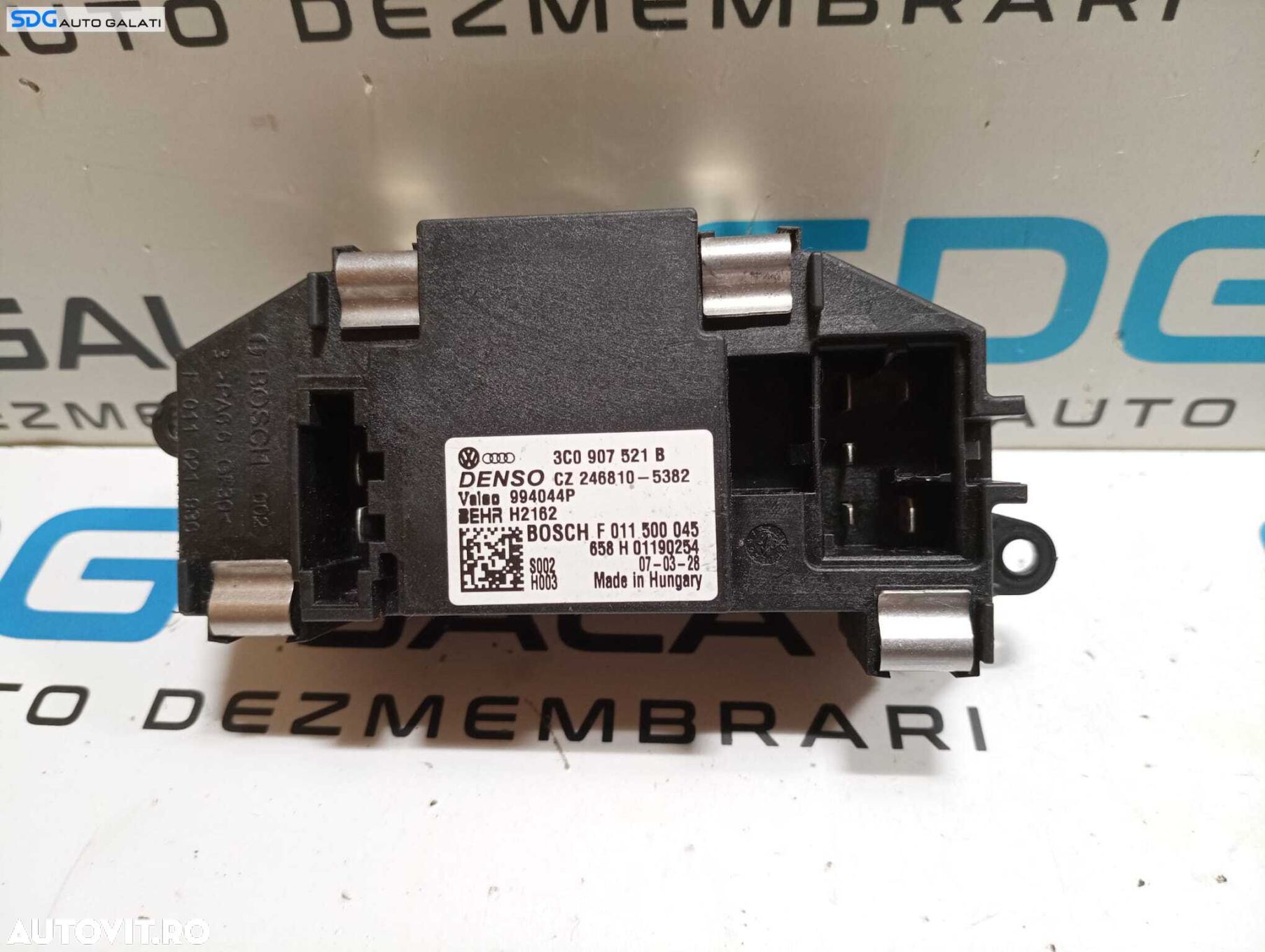 Releu Rezistenta Aeroterma Bord Habitaclu Skoda Superb 2 2008 - 2015 Cod 3C0907521B [M7259] - 1