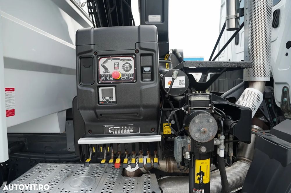 Mercedes-Benz AROCS 2636 / 6X4 / BASCULATOR / + HIAB X-HIDUO 228 E-3 HDS / TELECOMANDĂ / FURCĂ PENTRU PALEȚI / EURO 6 - 18