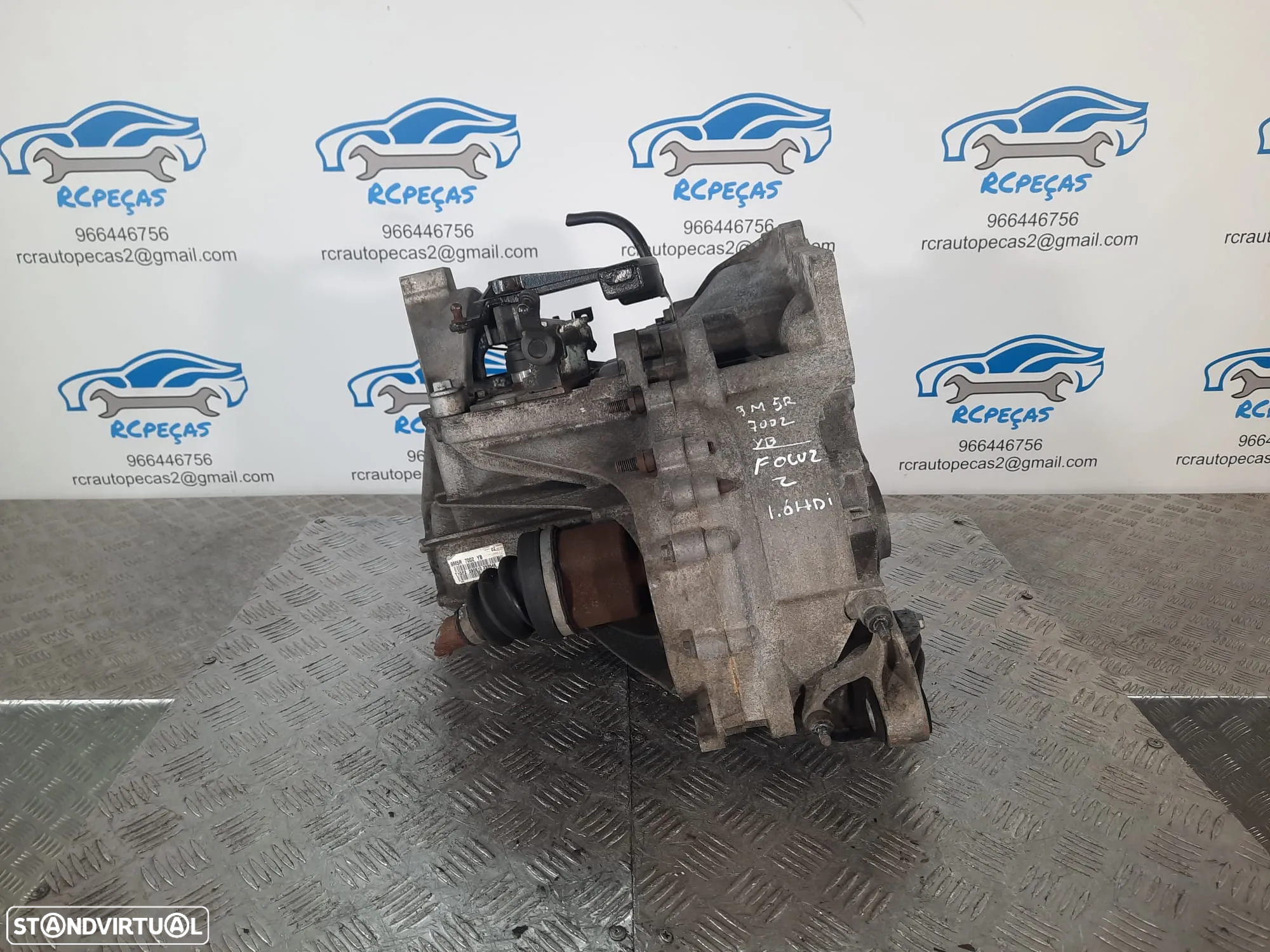 CAIXA VELOCIDADES MANUAL FORD FOCUS II 2 MK2 1.6 TDCI 16V 110CV G8DA 9M5R7002YB 9M5R-7002-YB - 7