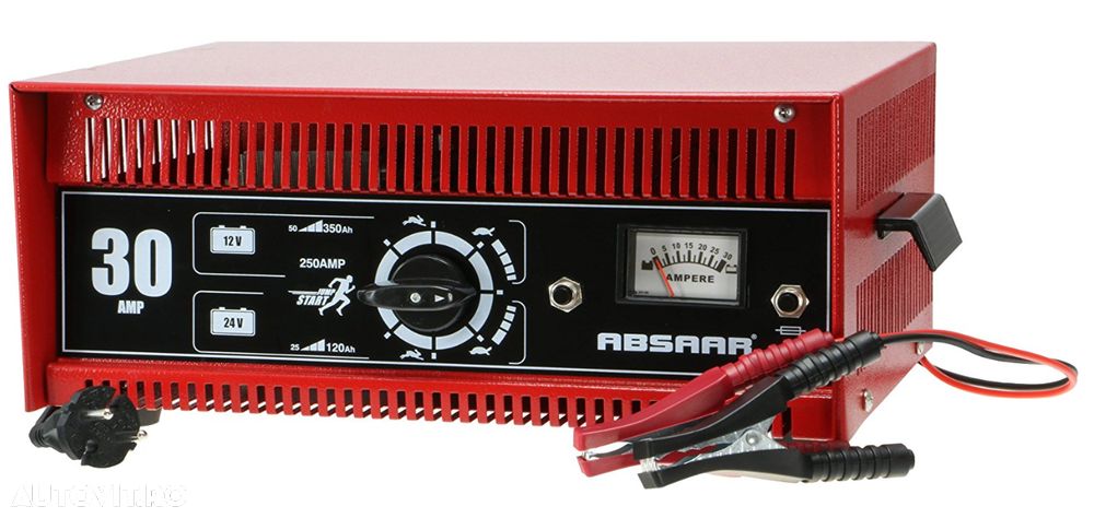 Redresor baterie auto Absaar Germany 12V/ 24V 30A incarcator cu incarcare normala/rapida + Robot pornire 250Amps - 1