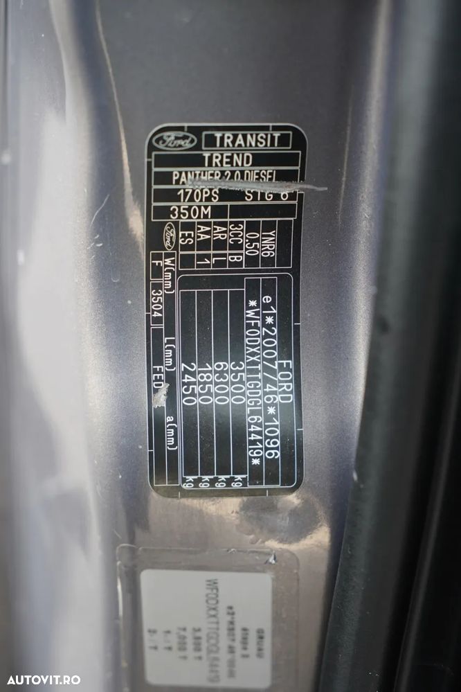 Iveco TRANSIT / BASCULATOR SPATE / DUBLU / MANUAL / IMPORTAT - 36