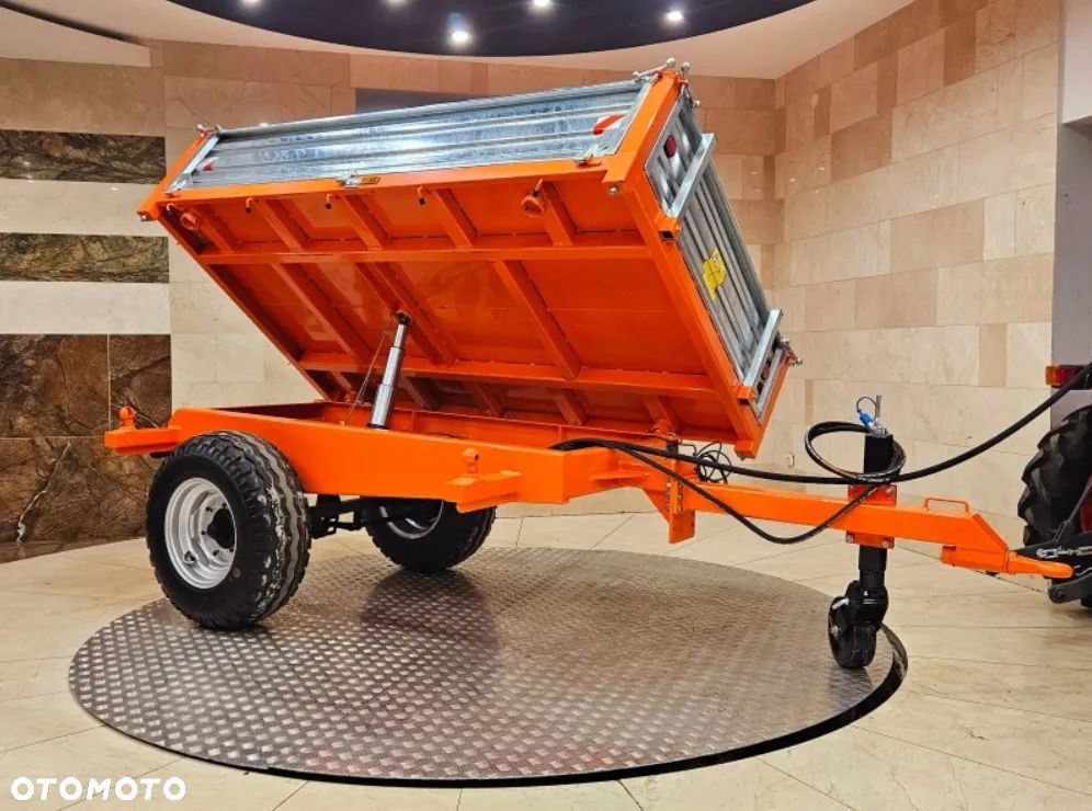 Inny Przyczepka jednoosiowa rolnicza 3 T z hamulcem  hydraulicznym Raty Transport - 6