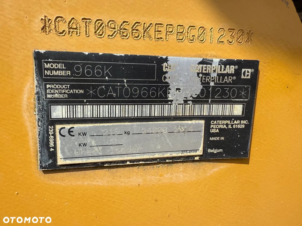 Caterpillar 966K -Waga / Klima / Szybkozłącze - 22