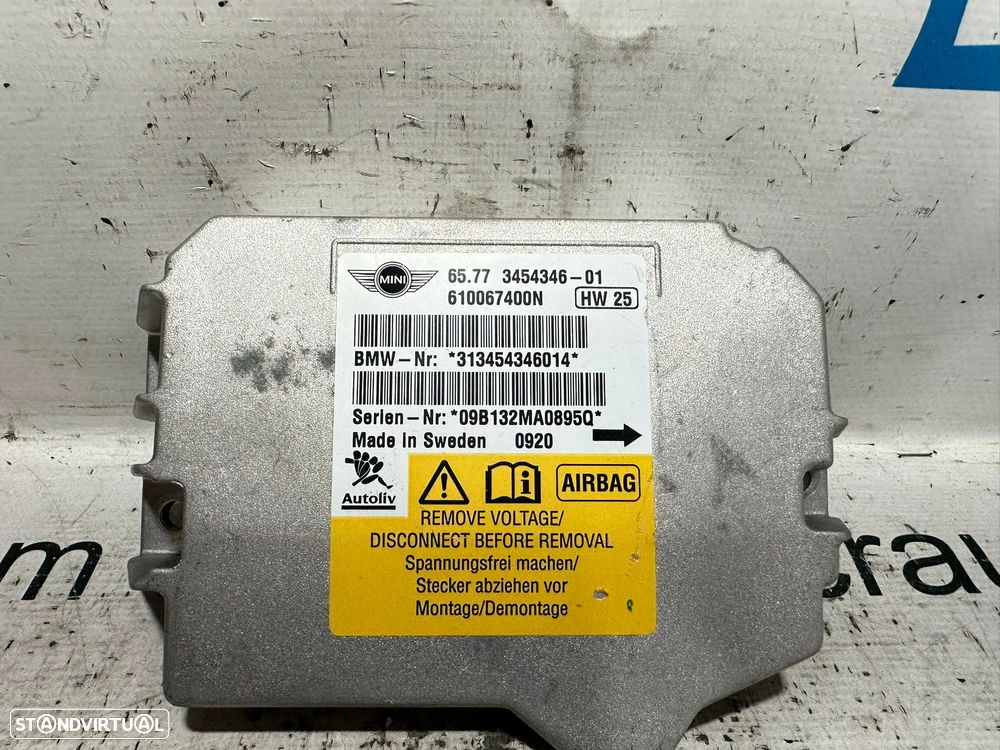 .Módulo Centralina Airbag SRS Original BMW Mini 3454346 2005 - 2016 - 8