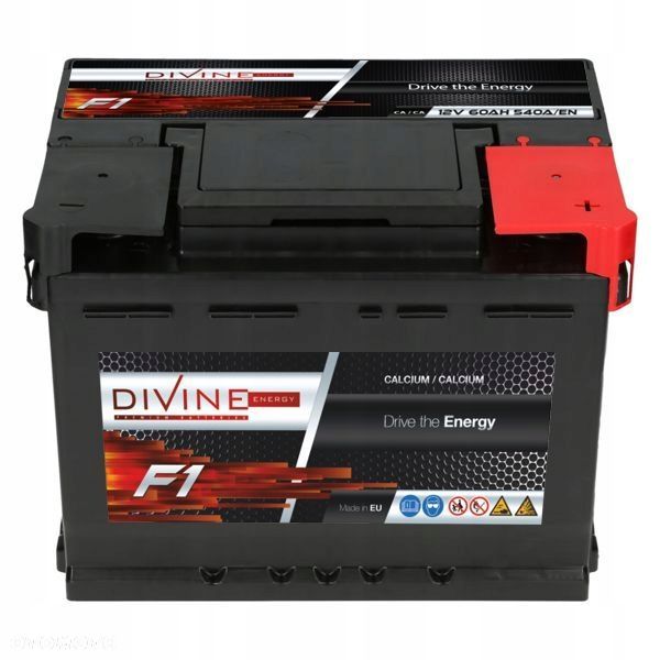 Akumulator Divine F1 SMF 12V 60Ah 540A EN P - 2